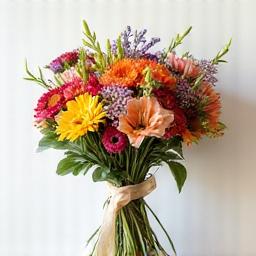 Individuell gebundener Blumenstrauß